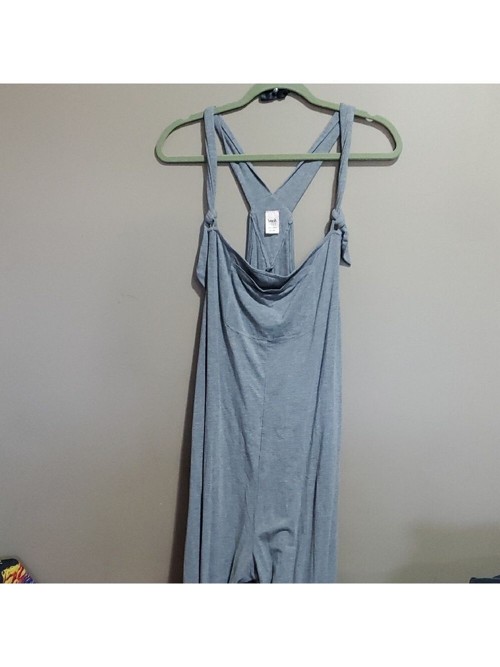 Smash & Tess Gray Sleeveless Jumpsuit Size XL